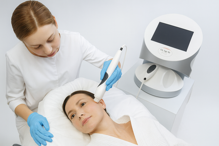 Игольчатый RF + фотобиомодуляция